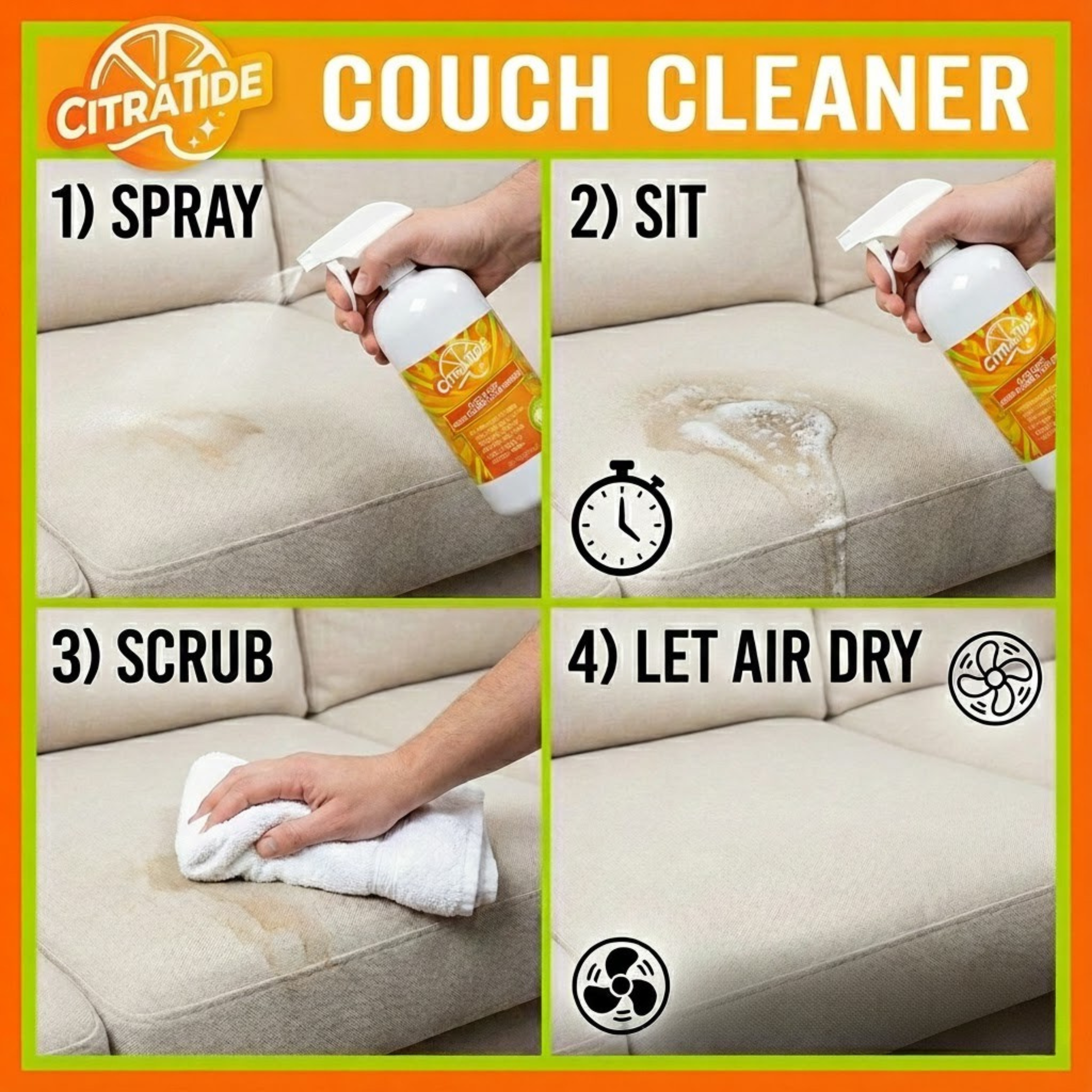 Couch Cleaner & Stain Remover Spray