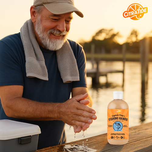Captain Coop’s Fishing Hands – Citrus Hand Scrub & Fish Odor Remover