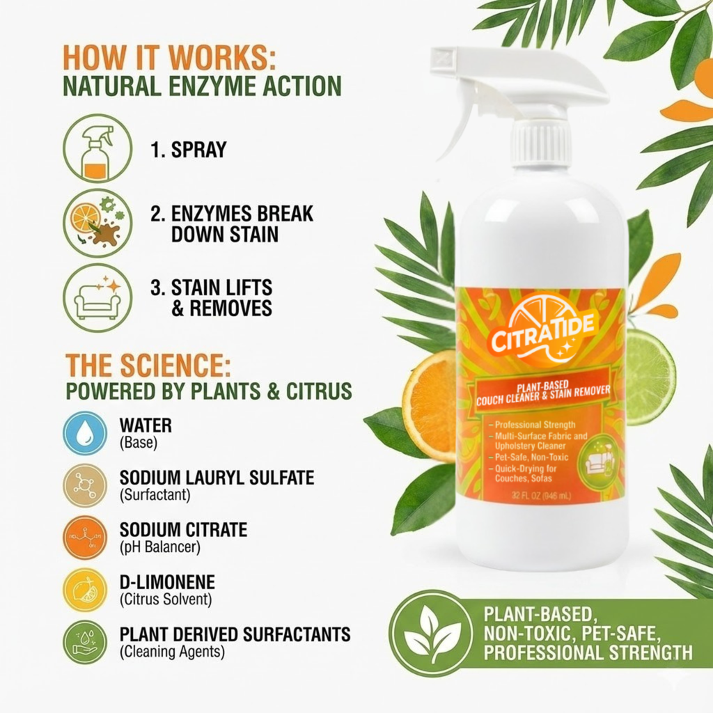 Couch Cleaner & Stain Remover Spray